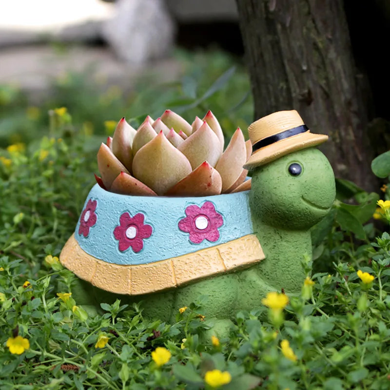 Cute Turtle Garden Plant Pot - TurtleBloom-State of Style