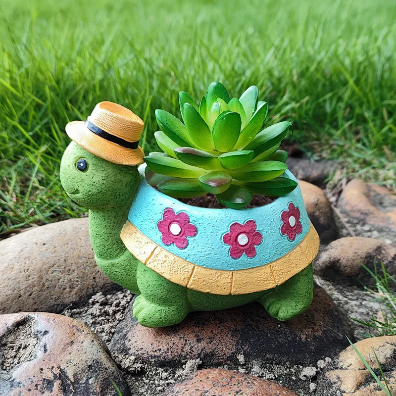 Cute Turtle Garden Plant Pot - TurtleBloom-State of Style