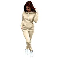 CuteSuit | Women's Stylish Tracksuit-Khaki-S-State of Style