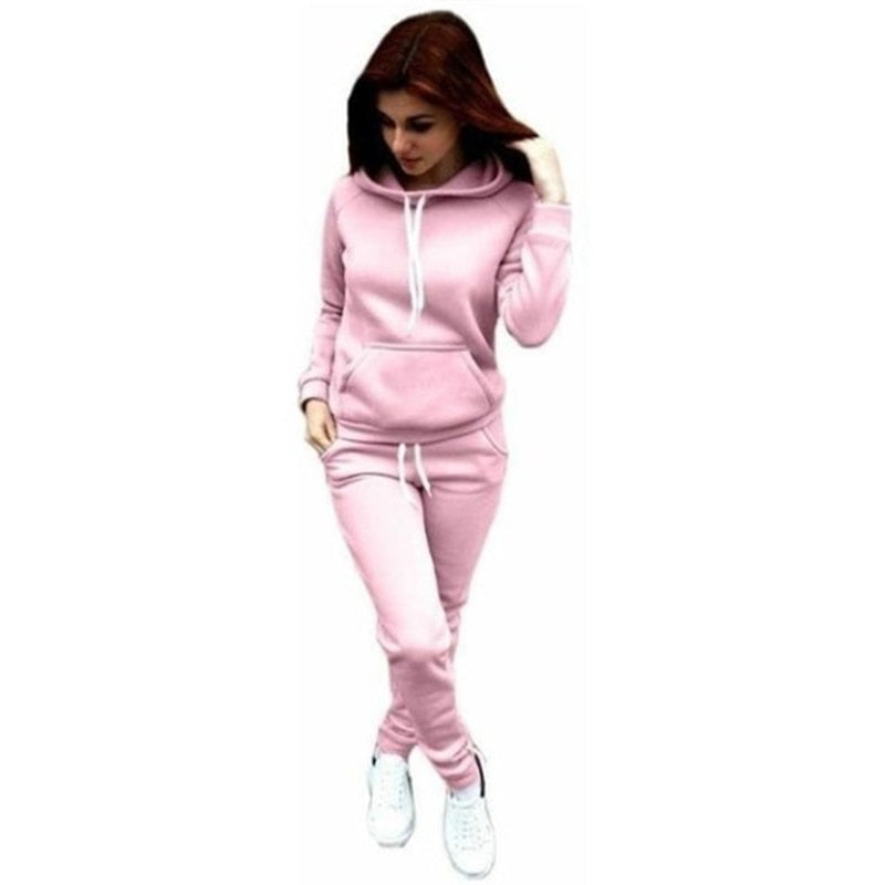 CuteSuit | Women's Stylish Tracksuit-Pink-S-State of Style