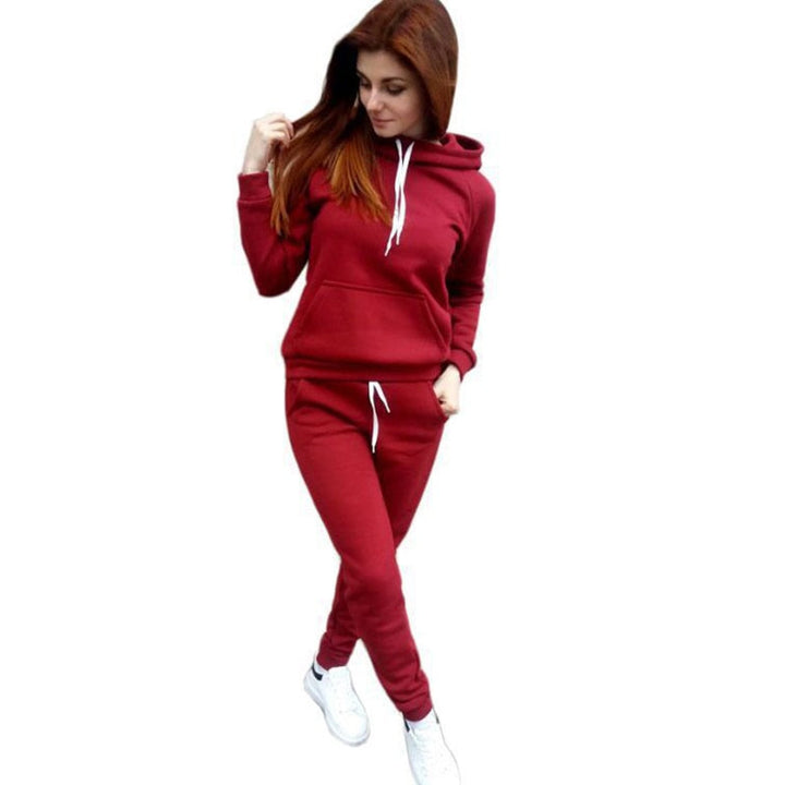 CuteSuit | Women's Stylish Tracksuit-Red-S-State of Style