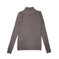 CutSweater | Women's Cosy Knit Pullover-Khaki-State of Style