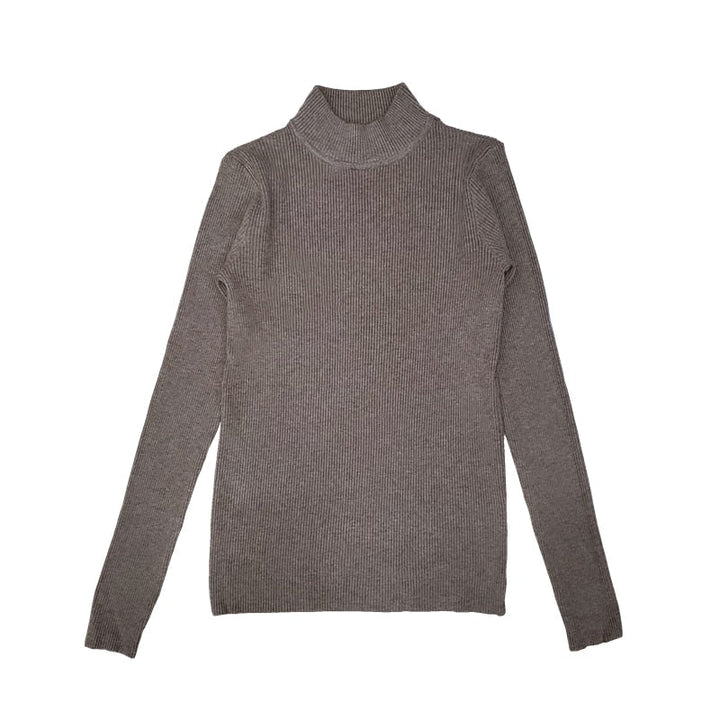 CutSweater | Women's Cosy Knit Pullover-Khaki-State of Style