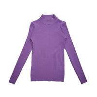 CutSweater | Women's Cosy Knit Pullover-Purple-State of Style