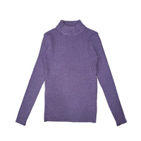 CutSweater | Women's Cosy Knit Pullover-Violet-State of Style