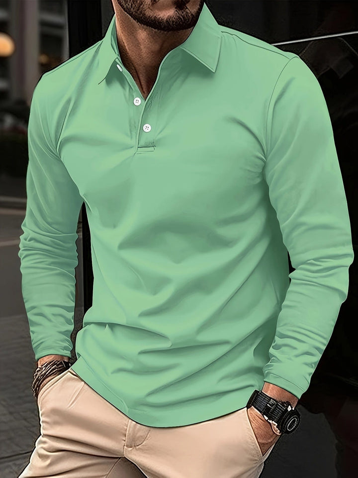 Polo Shirt with Long Sleeves - Matthias