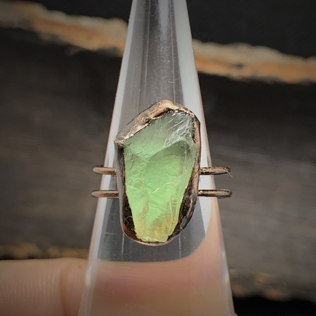 Natural Raw Birthstone Ring - Selina