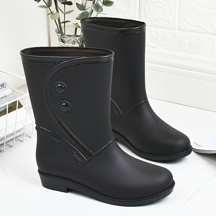 Ladies' waterproof and comfortable rain boots with non-slip sole – Elora
