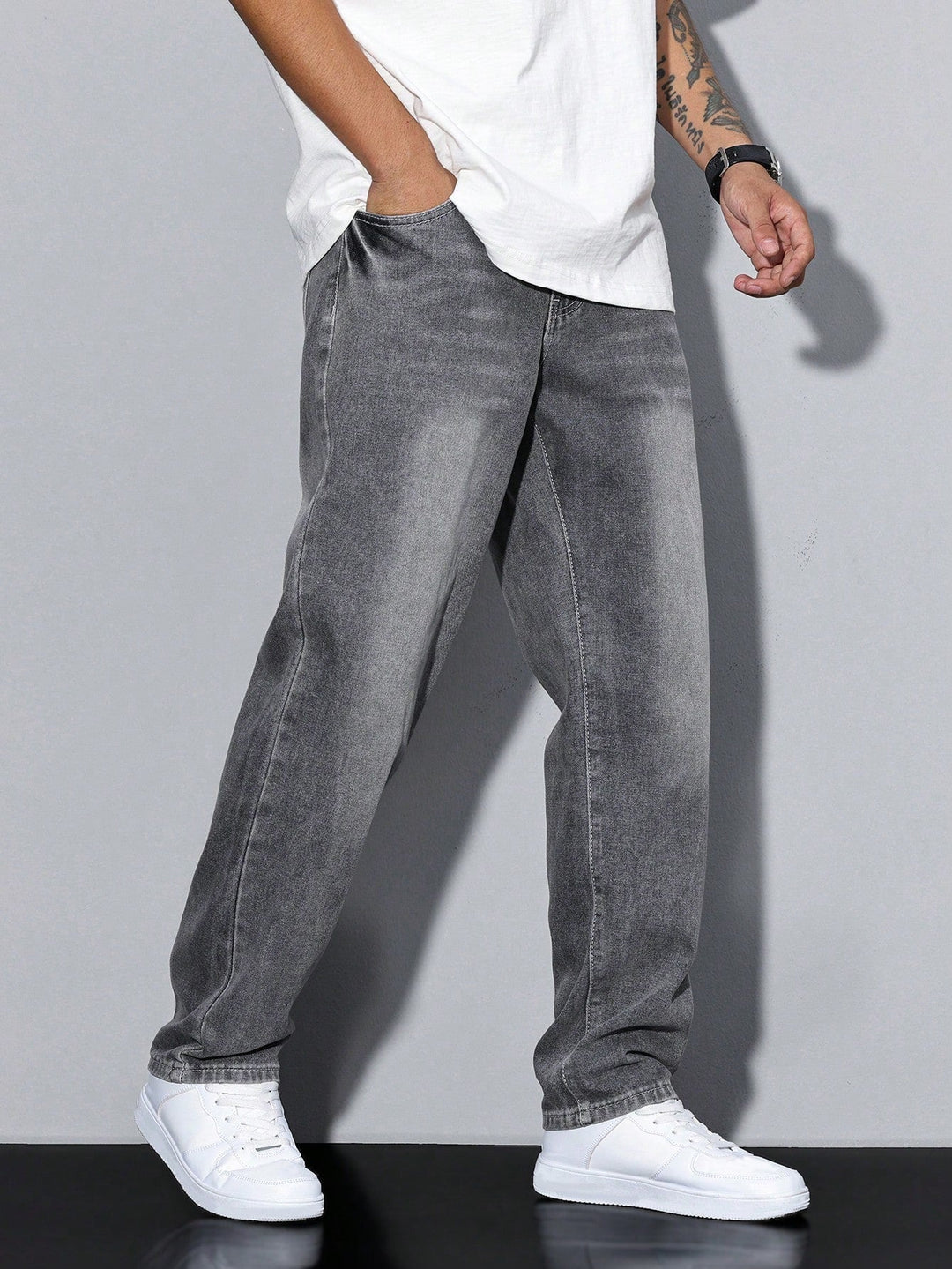 Casual men's jeans with straight leg – Milan