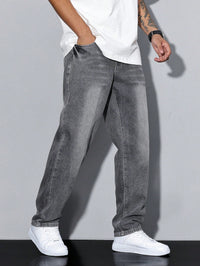 Casual men's jeans with straight leg – Milan