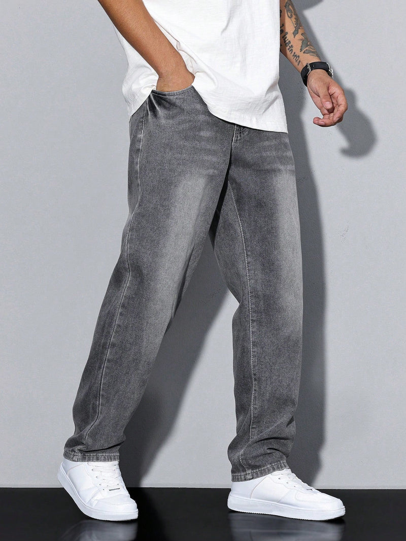 Casual men's jeans with straight leg – Milan