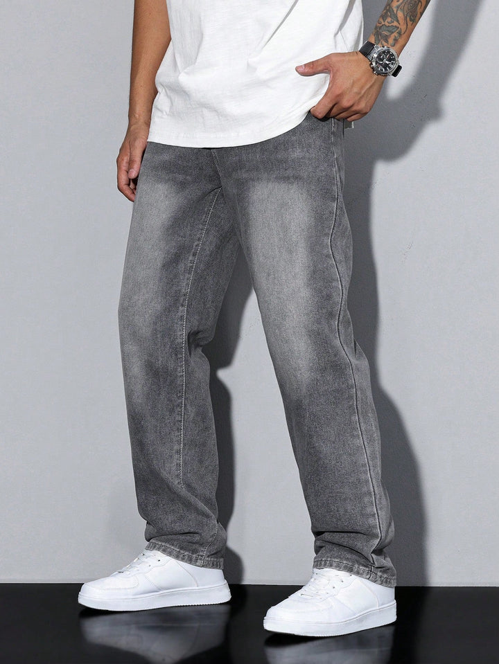 Casual men's jeans with straight leg – Milan