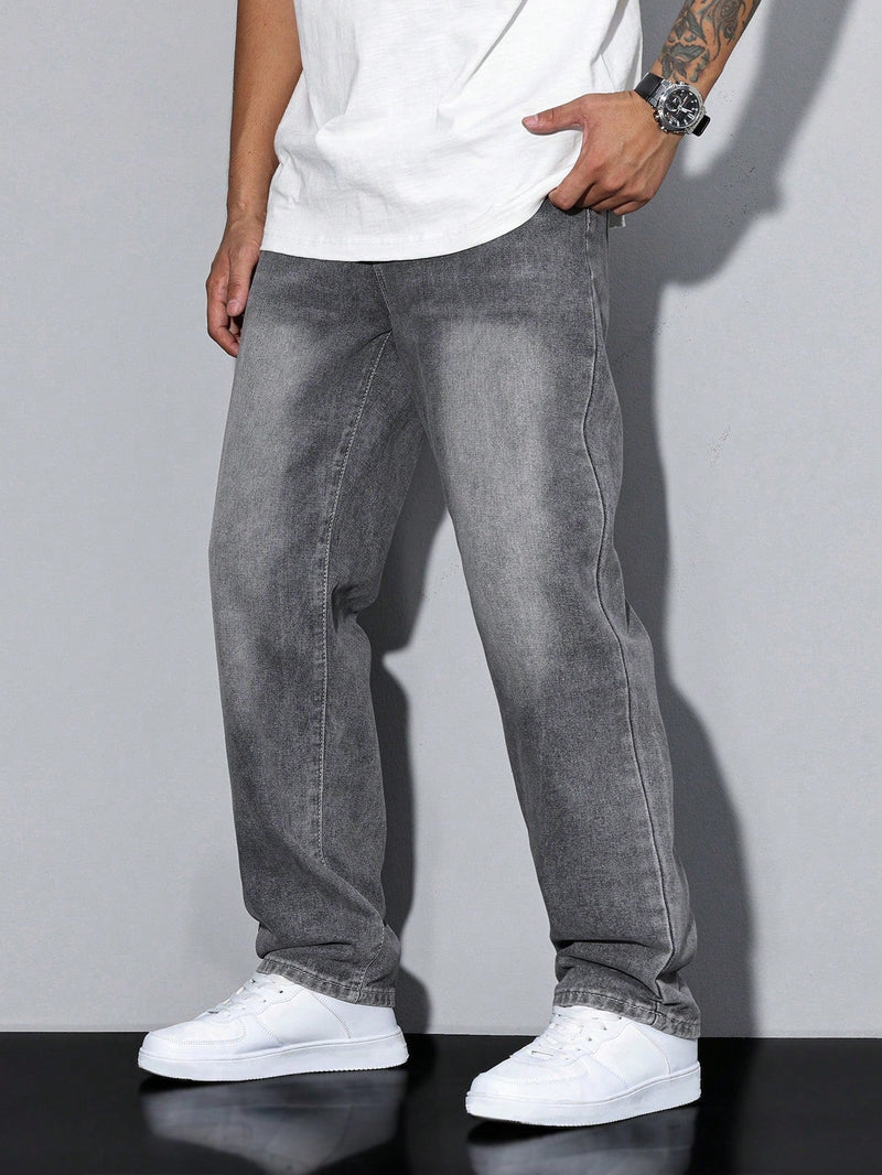 Casual men's jeans with straight leg – Milan