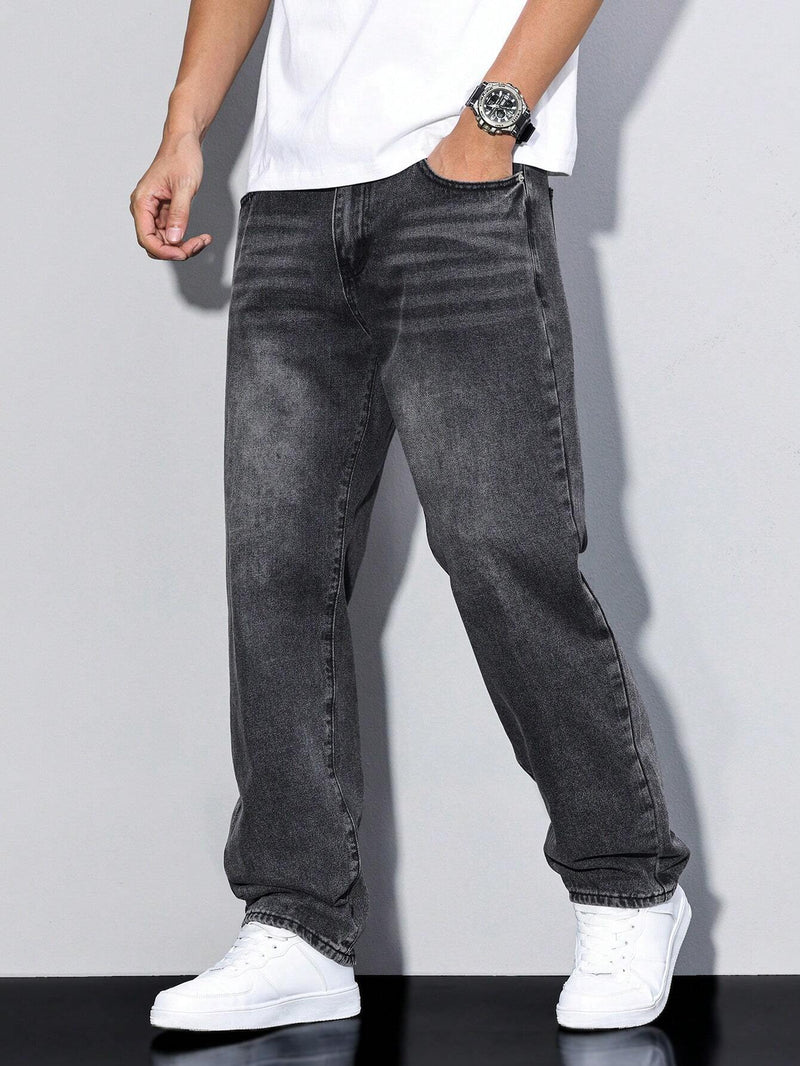 Casual men's jeans with straight leg – Milan