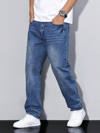 Casual men's jeans with straight leg – Milan