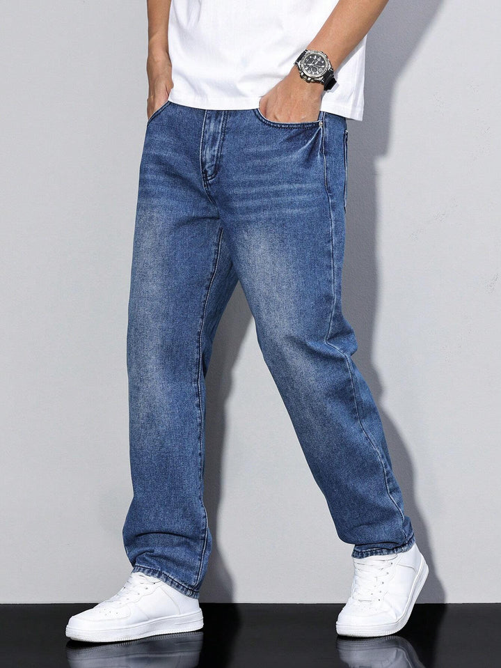 Casual men's jeans with straight leg – Milan
