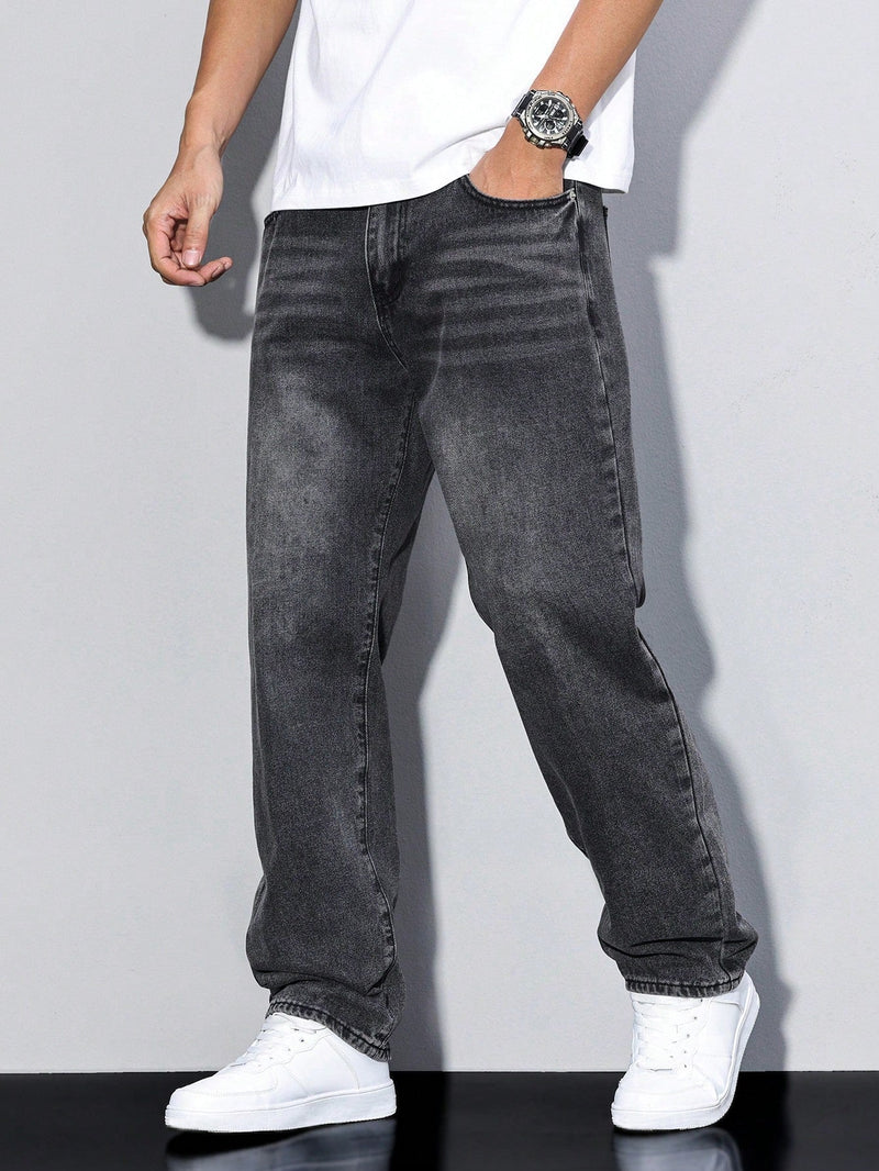 Casual men's jeans with straight leg – Milan