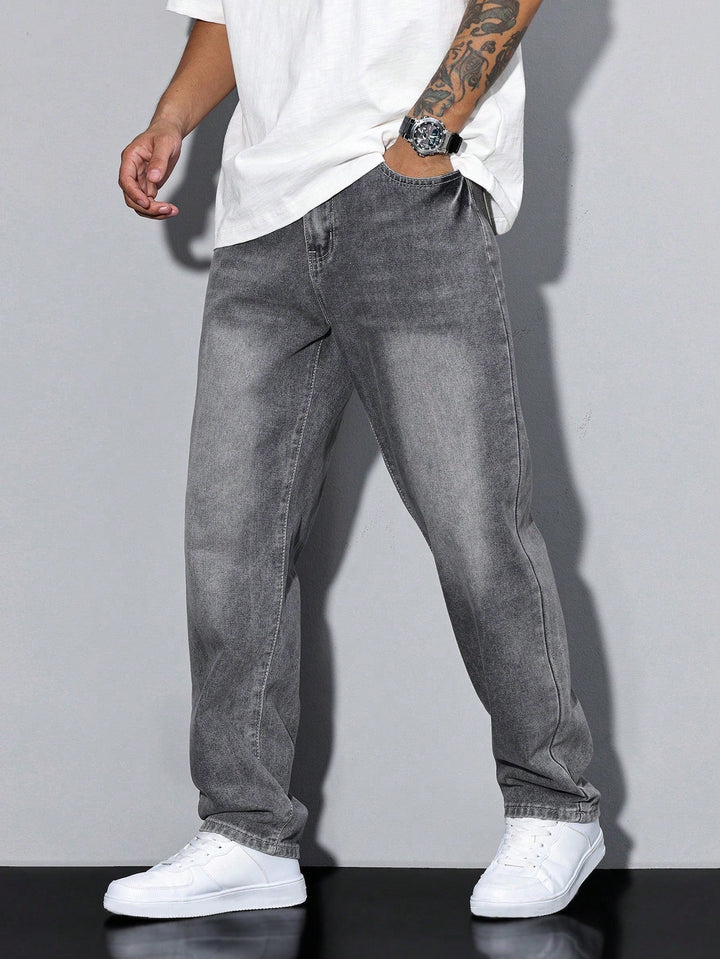 Casual men's jeans with straight leg – Milan