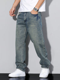 Casual men's jeans with straight leg – Milan