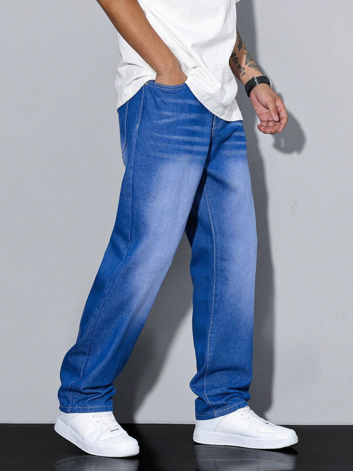 Casual men's jeans with straight leg – Milan
