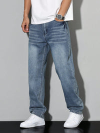 Casual men's jeans with straight leg – Milan