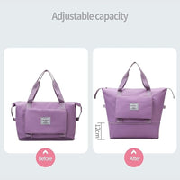 Dahlia Foldable Travel Bag-Black-State of Style