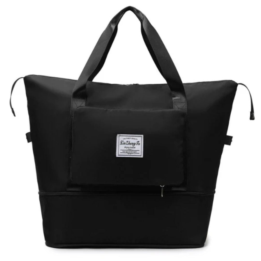 Dahlia Foldable Travel Bag-Black-State of Style