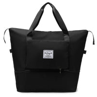 Dahlia Foldable Travel Bag-Black-State of Style