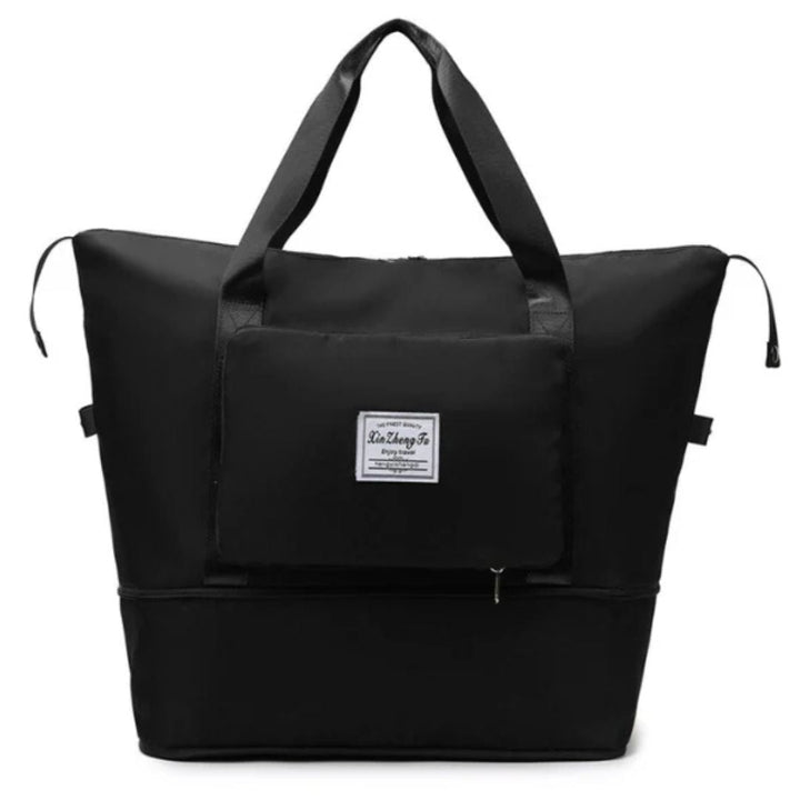 Dahlia Foldable Travel Bag-Black-State of Style