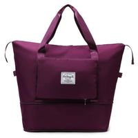 Dahlia Foldable Travel Bag-Burgundy-State of Style