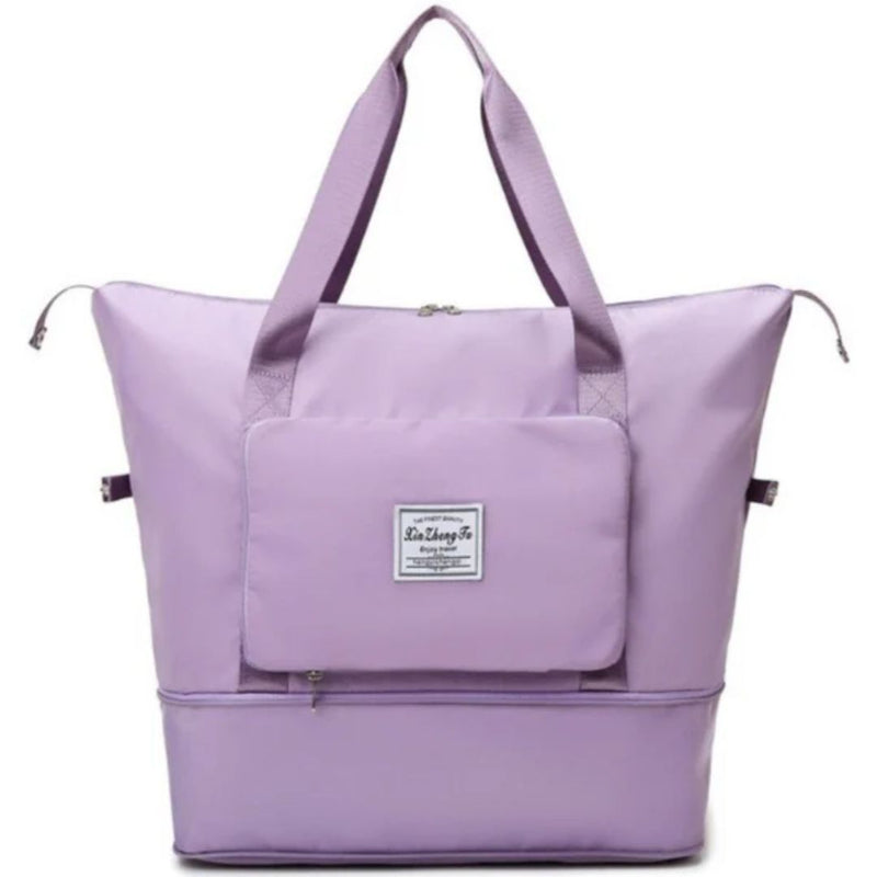 Dahlia Foldable Travel Bag-Purple-State of Style