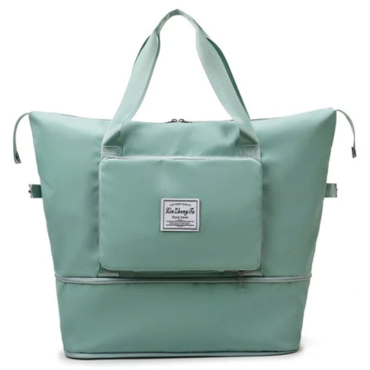 Dahlia Foldable Travel Bag-Sea Green-State of Style
