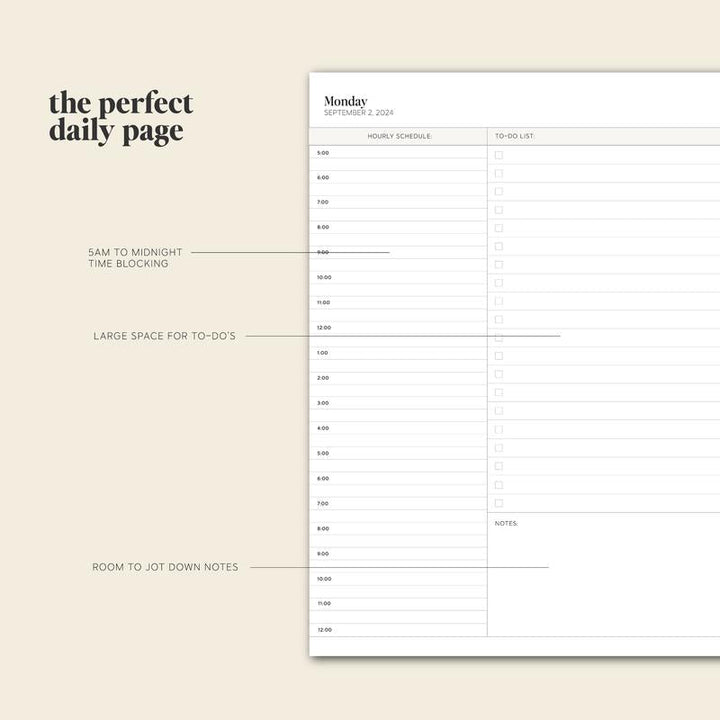 Daily Planner 24-25 – PlanEase-State of Style