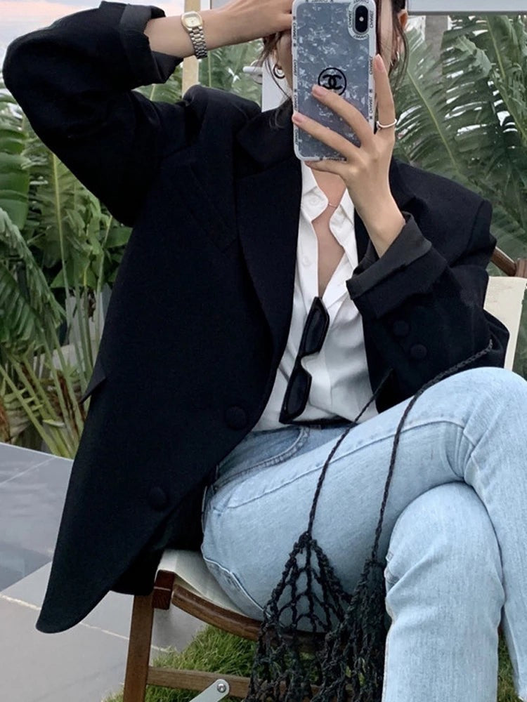 Daisy Blazer | Blazer for Women-Black-S-State of Style