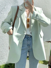 Daisy Blazer | Blazer for Women-Mint-S-State of Style