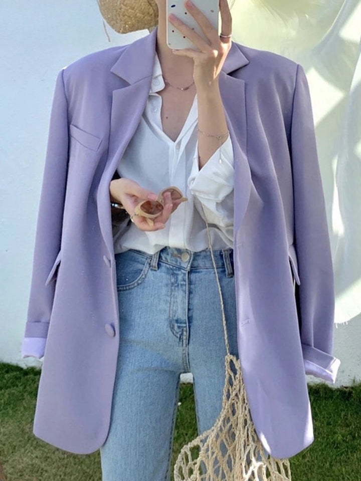 Daisy Blazer | Blazer for Women-Purpe-S-State of Style