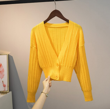 Daisy’s Pullover | Women's Cosy Knit Sweater-Yellow-S-State of Style