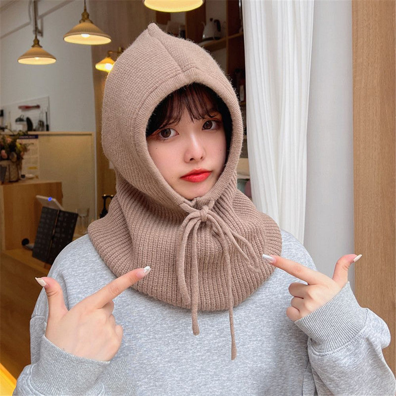 DaisysScarf | Women's Beanie & Scarf Set-Coffee-State of Style