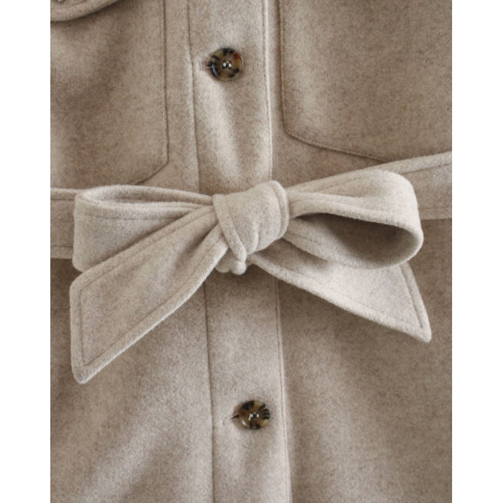 Dalia Women's Mid-Length Wool Coat | Stylish and Elegant Overcoat-S-State of Style