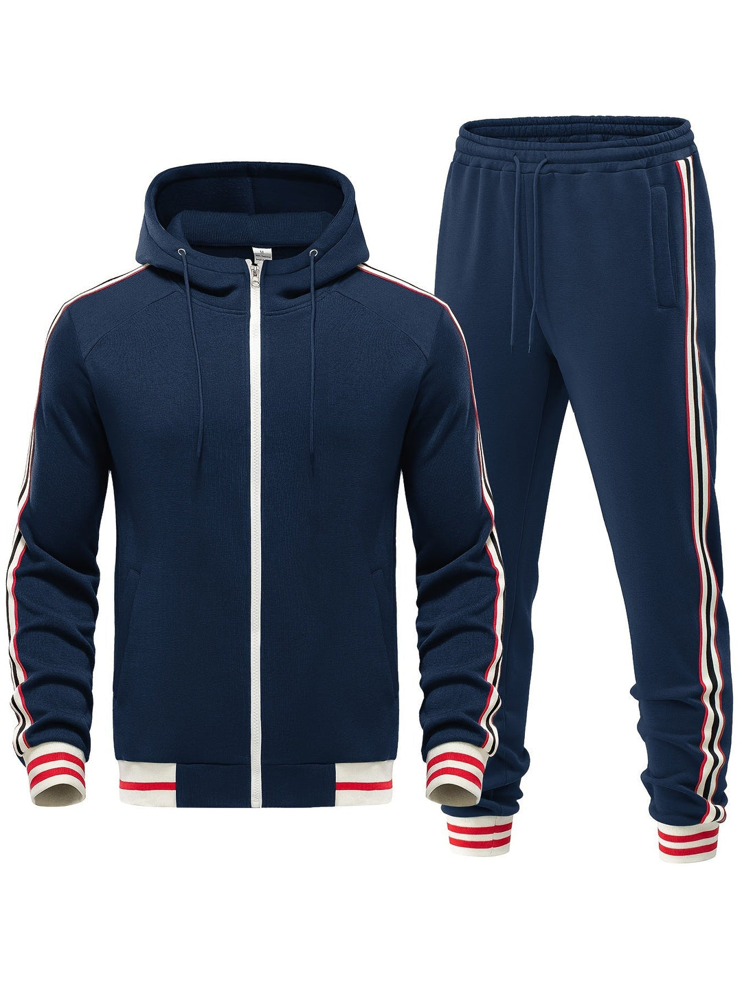 Damon - Men's Comfortable Tracksuit-Dark blue-S-State of Style