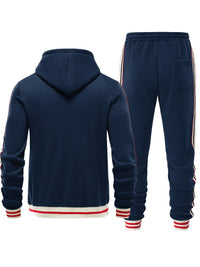 Damon - Men's Comfortable Tracksuit-Dark blue-S-State of Style