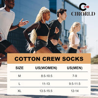 Daniel Crew Socks for Men (6 Pairs)-Black-S (6-8 AU)-State of Style