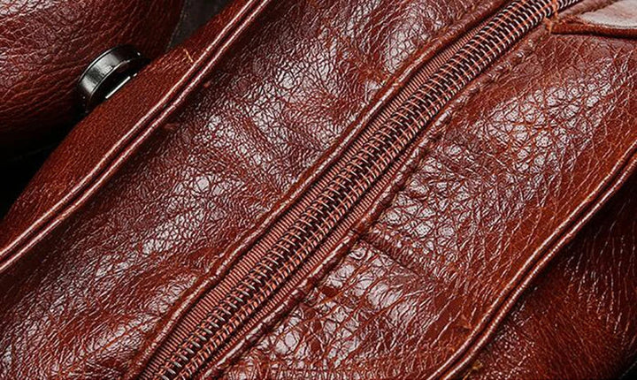 Daniela Traditional Bag – Vintage PU Leather Handbag with Shoulder Strap-Brown-State of Style