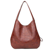 Daniela Traditional Bag – Vintage PU Leather Handbag with Shoulder Strap-Brown-State of Style