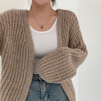 DaphnesVest | Warm Cardigan for Women-Beige-One Size-State of Style