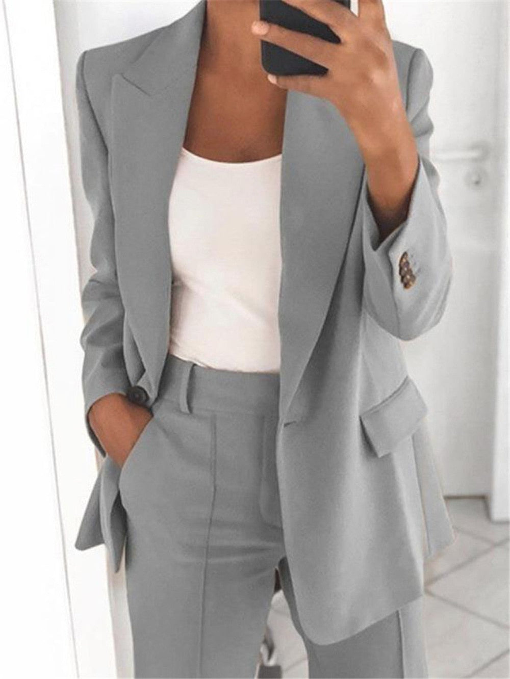 DarciasBlazer | Blazer for Women-Beige-S-State of Style