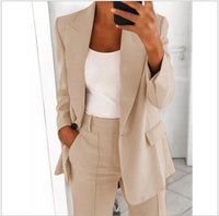 DarciasBlazer | Blazer for Women-Beige-S-State of Style