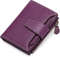 Compact Multi-Functional Leather Wallet – RFID Blocking