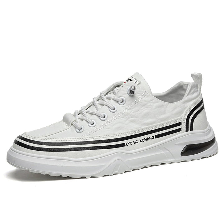 DavidSneaks | Men's Sneakers with White Sole-White-Black-6.5-State of Style