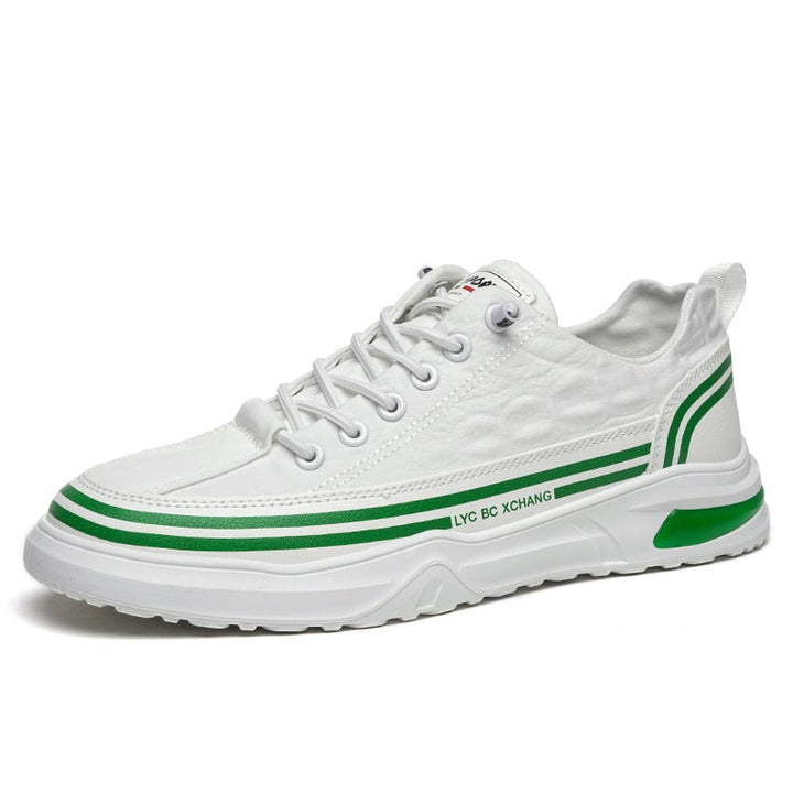 DavidSneaks | Men's Sneakers with White Sole-White-Green-6.5-State of Style